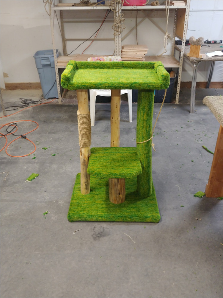 Handmade WTW cat tree